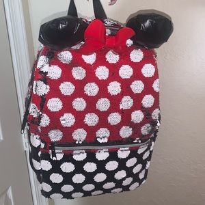 Disney Minnie Mouse Sequin Backpack